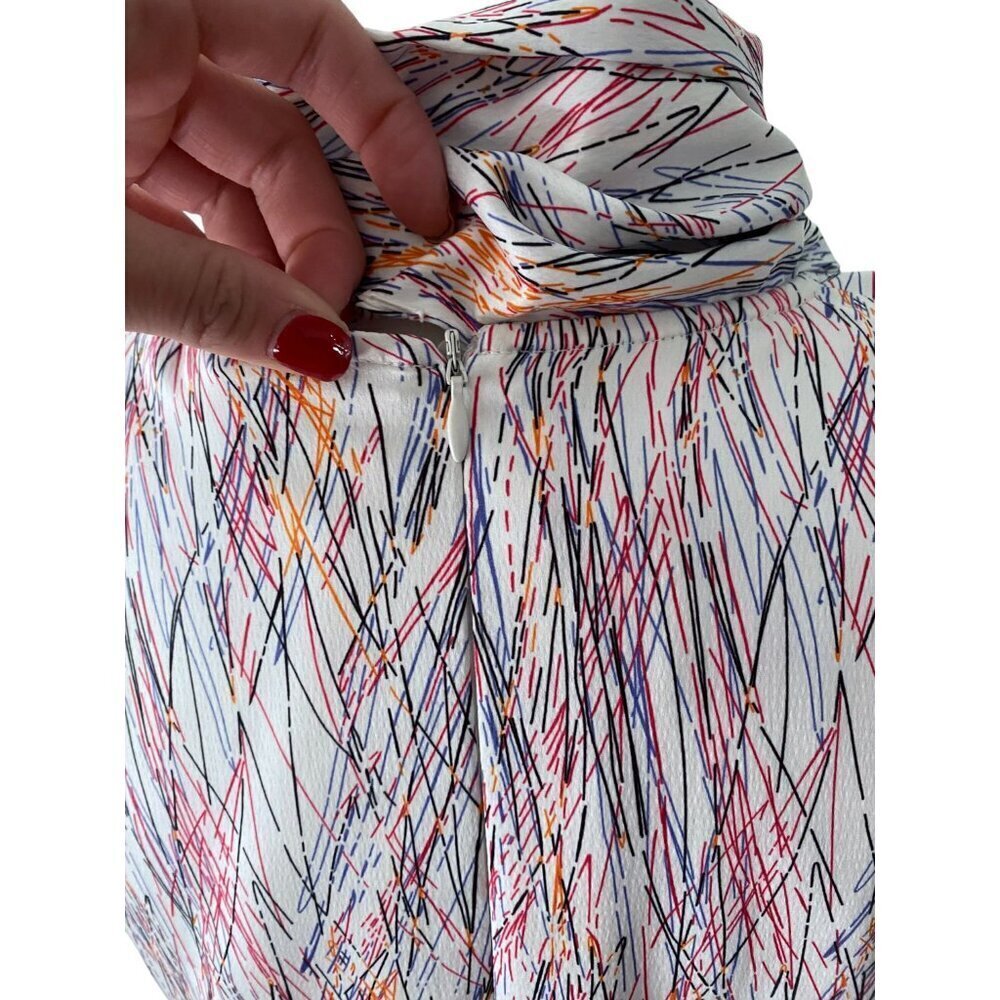 Ripetta 100% Silk Sleeveless Tie Neck Suit Top Womens Large - Picture 4 of 6